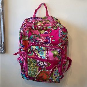 Pink Vera Bradley Bookbag